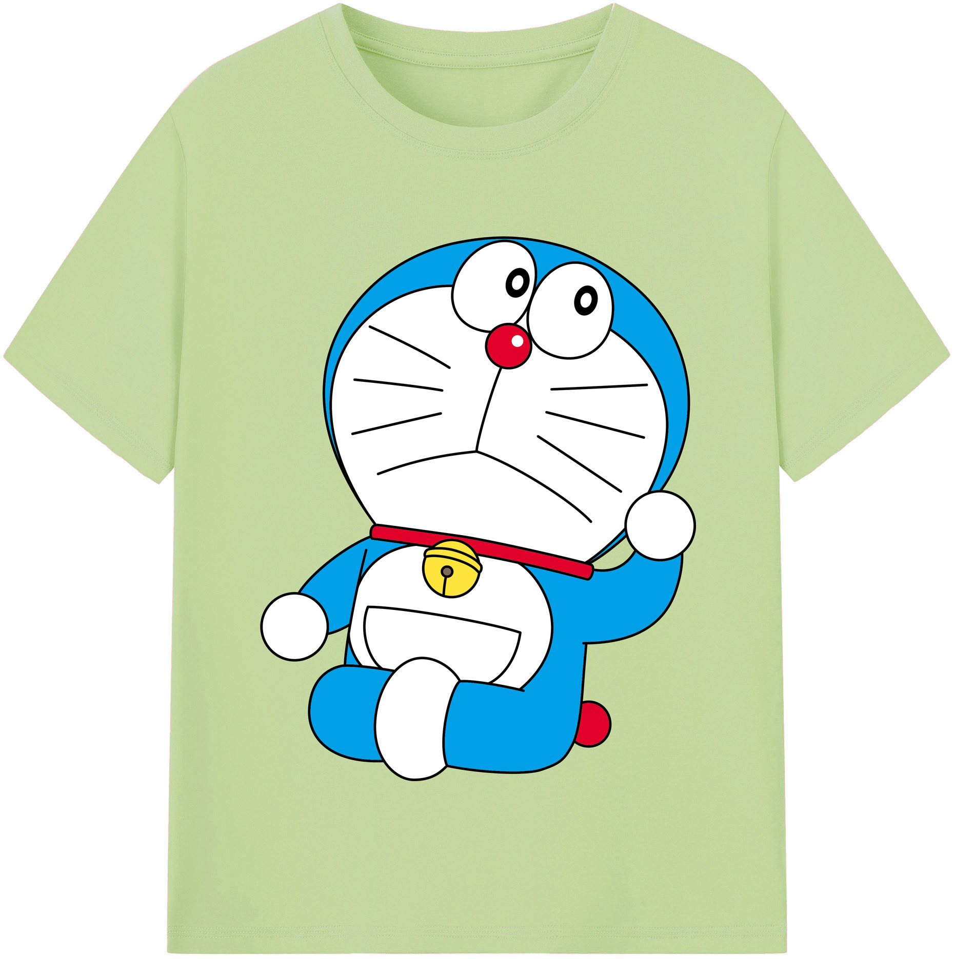 （画像用） ドラえもん Doraemon 綿100％半袖Tシャツ（フロントプリント）
